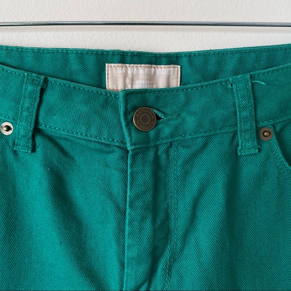Banana Republic Green Jeans Pants Skinny Fit - Picture 2 of 9